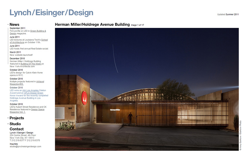 Lynch / Eisinger / Design, view 1